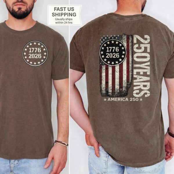 America 250th Anniversary Shirt – Celebrate With Patriotic Pride, Perfect Gift For History Lovers, Crafted In Soft Cotton America 250th Anniversary Shirt – Celebrate With Patriotic Pride, Perfect Gift For History Lovers, Crafted In Soft Cotton