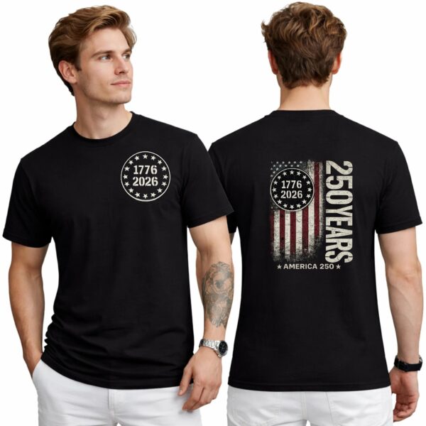 America 250th Anniversary Shirt – Celebrate With Patriotic Pride, Perfect Gift For History Lovers, Crafted In Soft Cotton America 250th Anniversary Shirt – Celebrate With Patriotic Pride, Perfect Gift For History Lovers, Crafted In Soft Cotton