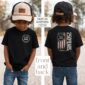America 250th Kids Shirt – Vintage Flag Style, 100% Cotton Comfort, Distressed Flag Design, Ideal For Patriotic Events