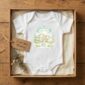 Custom Name Easter Bodysuit – Personalized First Easter Outfit, Adorable Bunny & Lamb Design, Perfect Baby Gift