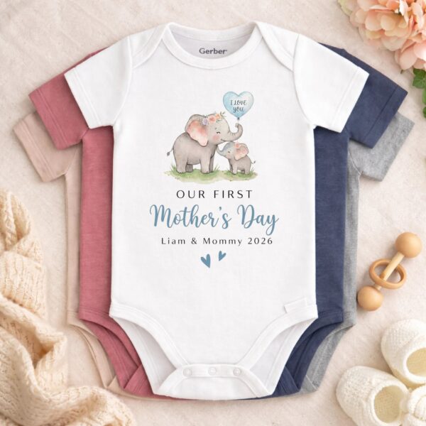 First Mother’s Day Matching Outfit – Mom and Baby Boy Set, Personalized Baby Bodysuit & Mom Shirt, Our First Mother’s Day Gift First Mother’s Day Matching Outfit – Mom and Baby Boy Set, Personalized Baby Bodysuit & Mom Shirt, Our First Mother’s Day Gift