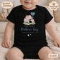 First Mother’s Day Matching Outfit – Mom and Baby Boy Set, Personalized Baby Bodysuit & Mom Shirt, Our First Mother’s Day Gift