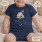 First Mother’s Day Matching Outfit – Mom and Baby Boy Set, Personalized Baby Bodysuit & Mom Shirt, Our First Mother’s Day Gift