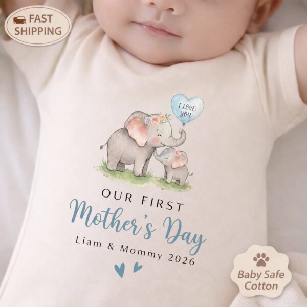 First Mother’s Day Matching Outfit – Mom and Baby Boy Set, Personalized Baby Bodysuit & Mom Shirt, Our First Mother’s Day Gift First Mother’s Day Matching Outfit – Mom and Baby Boy Set, Personalized Baby Bodysuit & Mom Shirt, Our First Mother’s Day Gift