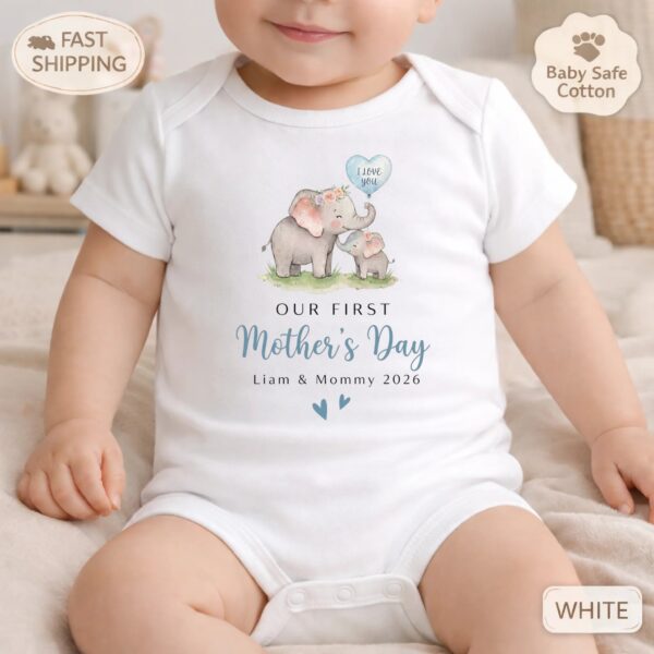 First Mother’s Day Matching Outfit – Mom and Baby Boy Set, Personalized Baby Bodysuit & Mom Shirt, Our First Mother’s Day Gift First Mother’s Day Matching Outfit – Mom and Baby Boy Set, Personalized Baby Bodysuit & Mom Shirt, Our First Mother’s Day Gift