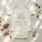 First Mother’s Day Matching Outfit – Mom and Baby Boy Set, Personalized Baby Bodysuit & Mom Shirt, Our First Mother’s Day Gift