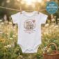 First Mothers Day Onesie – Personalized Elephant Design, Cherished Keepsake, Celebrating Mom’s First Year