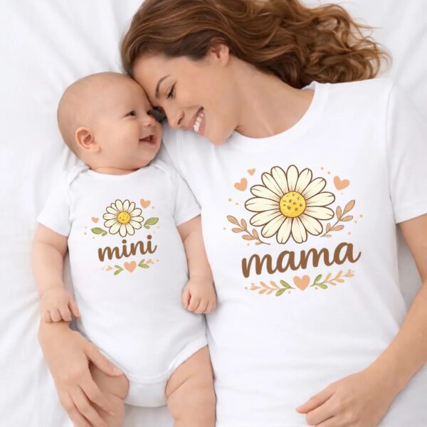 Mama Mini Matching Shirt – Boho Pastel Style, Soft Comfort, Mommy and Me Outfit, Ideal for Mother’s Day Mama Mini Matching Shirt – Boho Pastel Style, Soft Comfort, Mommy and Me Outfit, Ideal for Mother’s Day
