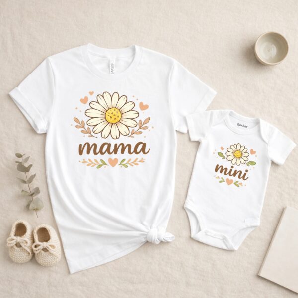 Mama Mini Matching set – Boho Pastel Style, Soft Comfort, Mommy and Me Outfit, Ideal for Mother’s Day Mama Mini Matching set – Boho Pastel Style, Soft Comfort, Mommy and Me Outfit, Ideal for Mother’s Day