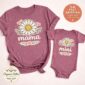 Mama Mini Matching set – Boho Pastel Style, Soft Comfort, Mommy and Me Outfit, Ideal for Mother’s Day