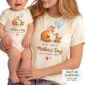 Personalized First Mother’s Day Mom & Baby Set – Mom and Baby Matching Set, Personalized Our First Mother’s Day Bodysuit & Shirt Gift