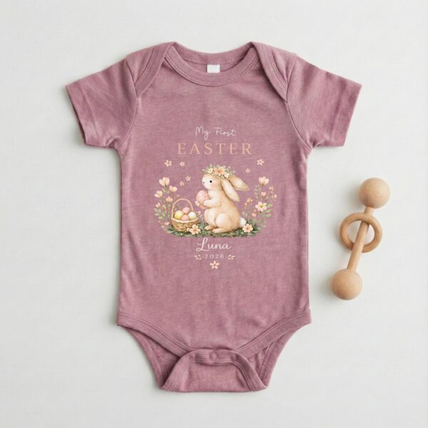 My First Easter Bodysuit – Personalized Baby Gift, Custom Name, Celebrate Baby’s First Easter With Love And Style My First Easter Bodysuit – Personalized Baby Gift, Custom Name, Celebrate Baby’s First Easter With Love And Style