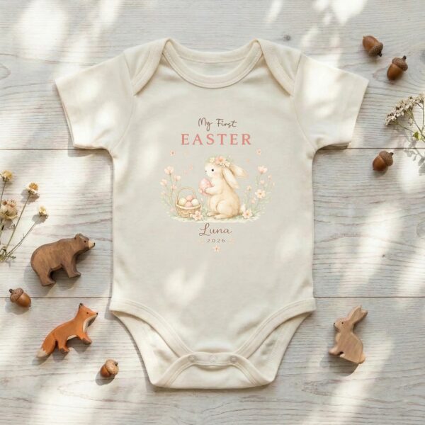 My First Easter Bodysuit – Personalized Baby Gift, Custom Name, Celebrate Baby’s First Easter With Love And Style My First Easter Bodysuit – Personalized Baby Gift, Custom Name, Celebrate Baby’s First Easter With Love And Style