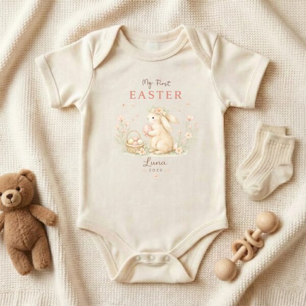 My First Easter Bodysuit – Personalized Baby Gift, Custom Name, Celebrate Baby’s First Easter With Love And Style My First Easter Bodysuit – Personalized Baby Gift, Custom Name, Celebrate Baby’s First Easter With Love And Style