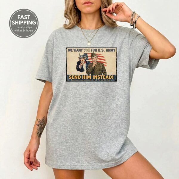 Send Barron Shirt – Vintage Uncle Sam Parody Tee for Political Satire & Patriotic Humor #sendbarron Send Barron Shirt – Vintage Uncle Sam Parody Tee for Political Satire & Patriotic Humor #sendbarron