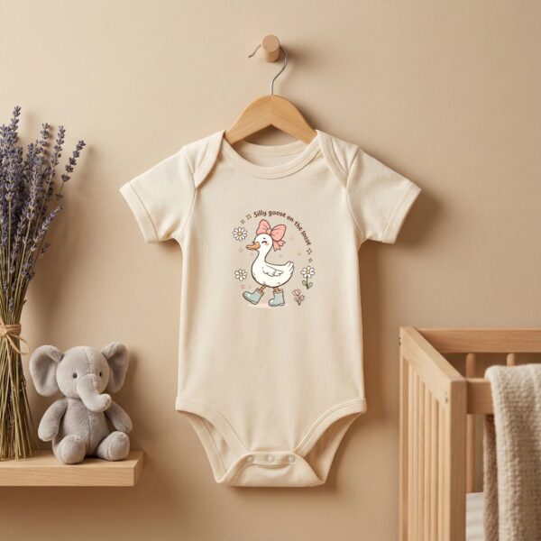 Silly Goose On The Loose Onesie – Funny Baby Romper | Cute Spring Baby Bodysuit | Perfect Baby Shower Gift Silly Goose On The Loose Onesie – Funny Baby Romper | Cute Spring Baby Bodysuit | Perfect Baby Shower Gift