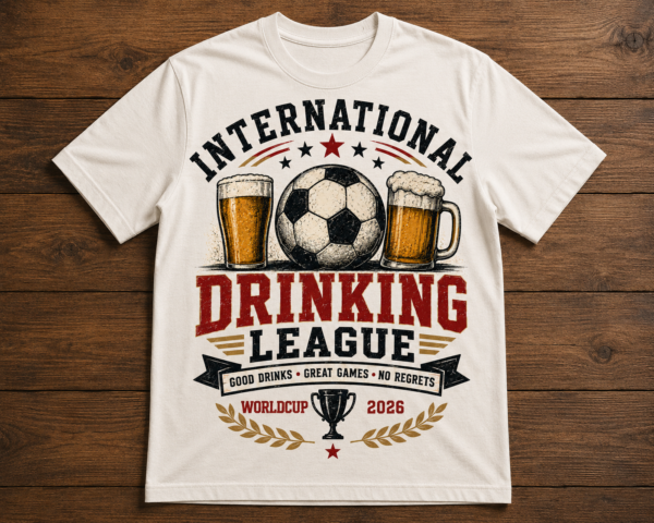 InternatiolDrinkingLeague mockup funny world cup shirt t-shirt alternate angle