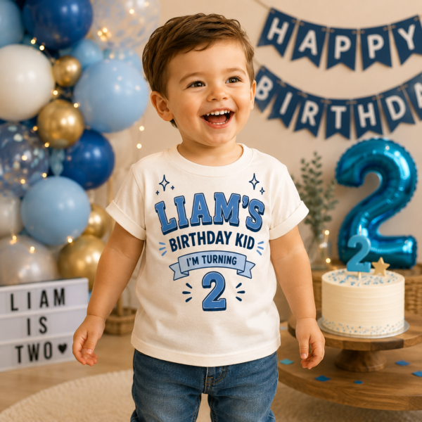 birtdaykidshirt6 custom birthday kid shirt t-shirt styled product photo