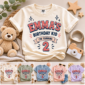 custom birthday kid shirt t-shirt front view