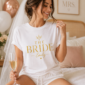 custom bridal t shirt t-shirt lifestyle scene