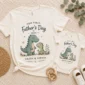 first fathers day matching set baby bodysuit product photo