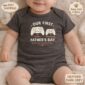 first fathers day gamer set baby bodysuit product photo