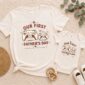 first fathers day gamer set baby bodysuit product photo