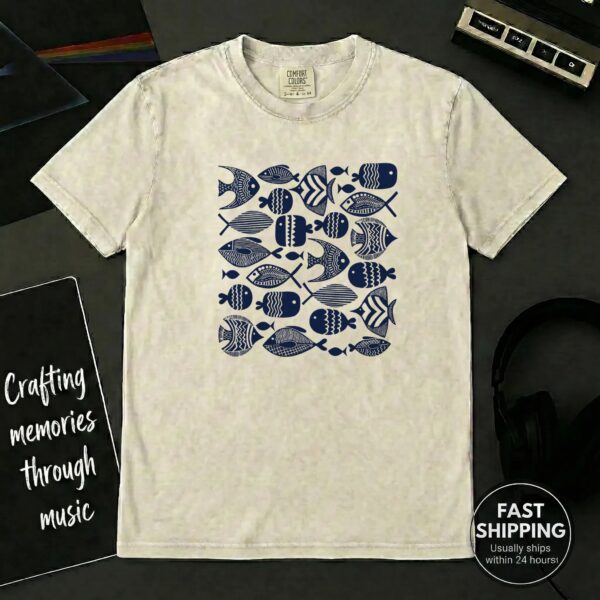 Vintage Fish T Shirt – Fisher Gift Delight | Comfort Colors Tee vintage fish t shirt t-shirt color options