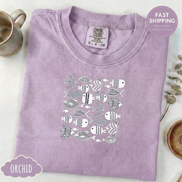 Vintage Fish T Shirt – Fisher Gift Delight | Comfort Colors Tee vintage fish t shirt t-shirt color options