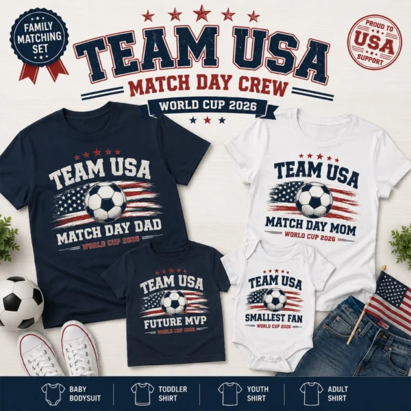 Team USA Family Matching Shirts baby bodysuit