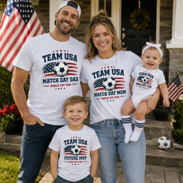 Team-usa-2 Team USA Family Matching Shirts baby bodysuit front view