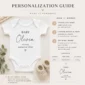 pregnancy announcement baby bodysuit product photo