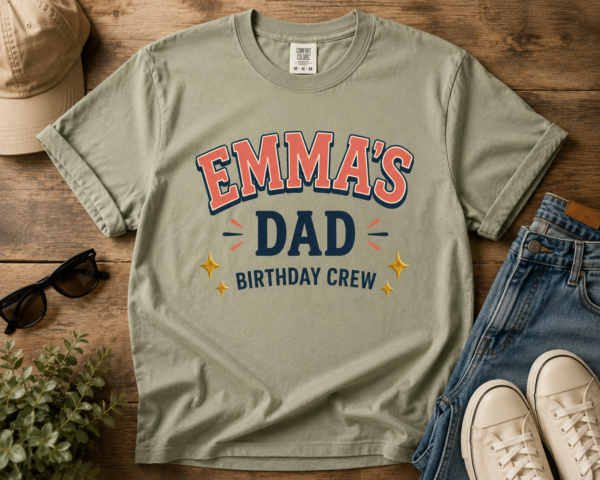 bdad1 personalized birthday crew shirt t-shirt lifestyle scene