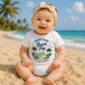 Family Beach Shirts baby bodysuit front view