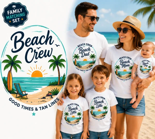 Family Beach Shirts baby bodysuit product photo