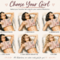Custom Book Girl Shirt t-shirt lifestyle scene