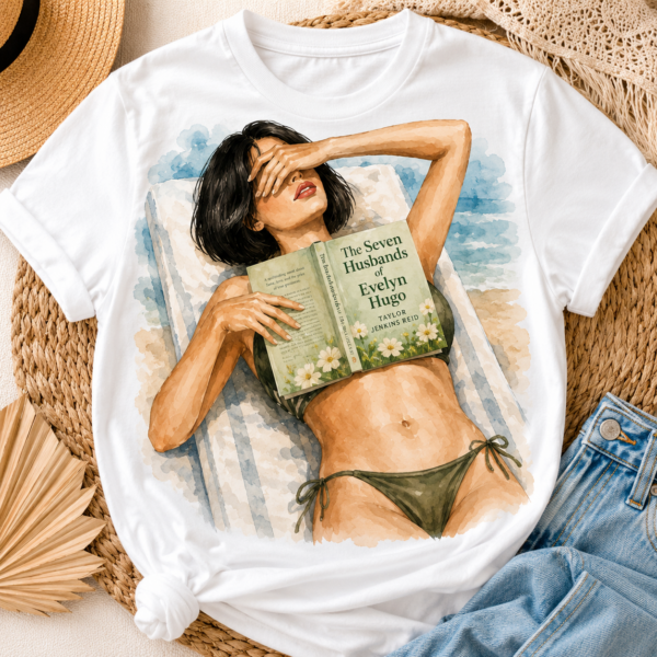 book-4 Custom Book Girl Shirt t-shirt close-up detail