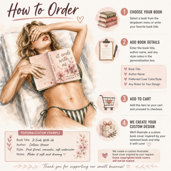 book-howtoorder Custom Book Girl Shirt t-shirt mockup view