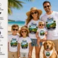 Family Vacation Shirts, Mom Dad Baby Sibling Tees baby bodysuit styled product photo