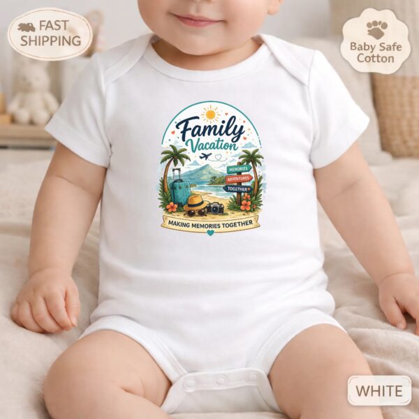 Family Vacation Shirts, Mom Dad Baby Sibling Tees Family Vacation Shirts, Mom Dad Baby Sibling Tees baby bodysuit product photo