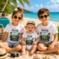 Family Vacation Shirts, Mom Dad Baby Sibling Tees baby bodysuit product photo