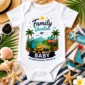 Family Vacation Shirts, Mom Dad Baby Sibling Tees baby bodysuit front view