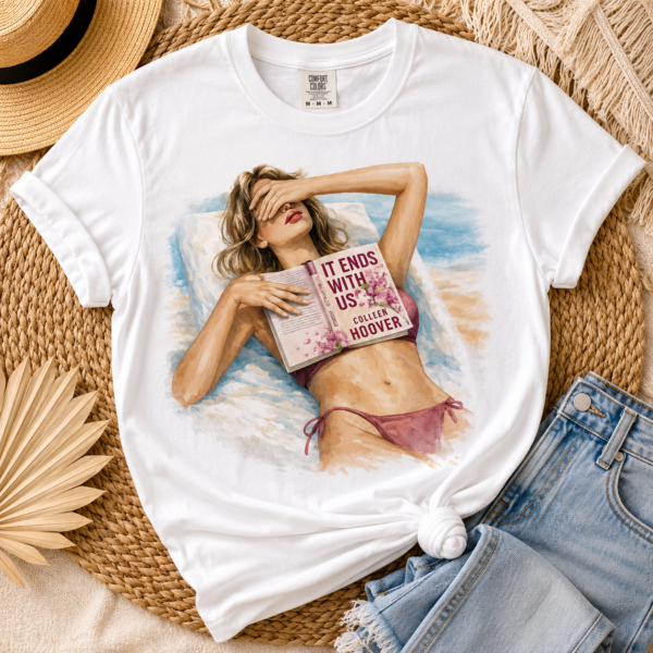 mockup book Custom Book Girl Shirt t-shirt front view