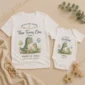 My First Birthday Dino Shirts baby bodysuit product photo