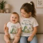 My First Birthday Dino Shirts baby bodysuit product photo