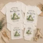 My First Birthday Dino Shirts baby bodysuit lifestyle scene