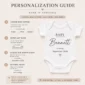 pregnancy announcement baby bodysuit product photo