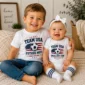 Team USA Family Matching Shirts baby bodysuit product photo