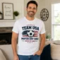 Team USA Family Matching Shirts baby bodysuit alternate angle