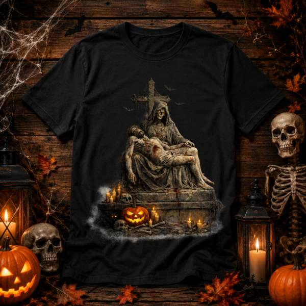 3 Halloween Renaissance Art T-Shirt lifestyle scene
